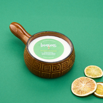 Bougies upcyclées parfum Bergamote fumée