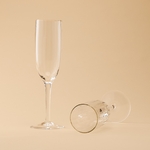 Vaisselle ancienne - Coupe à champagne en cristal