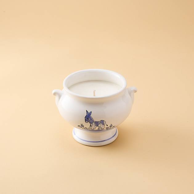 Bougie upcyclée parfumée 100% naturelle