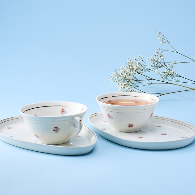vaisselle ancienne tasses à thé en porcelaine