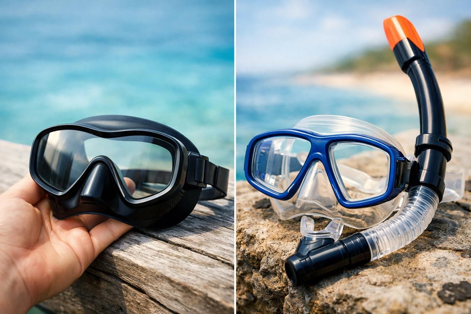 Masque d'apnée ou snorkeling intégral : comment faire le bon choix ?