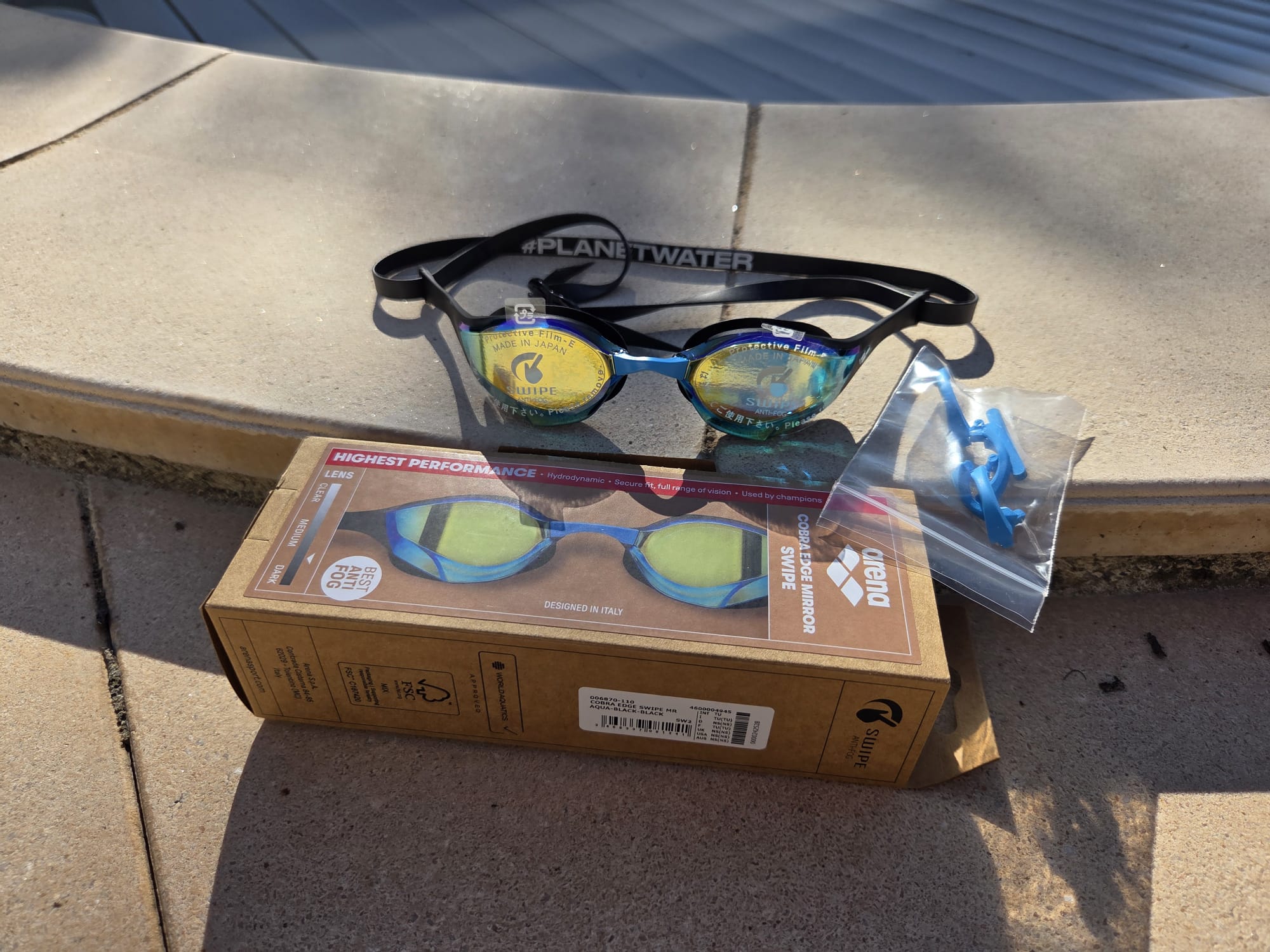 Test arena Cobra Edge : l'avis du coach sur ces lunettes professionnelles