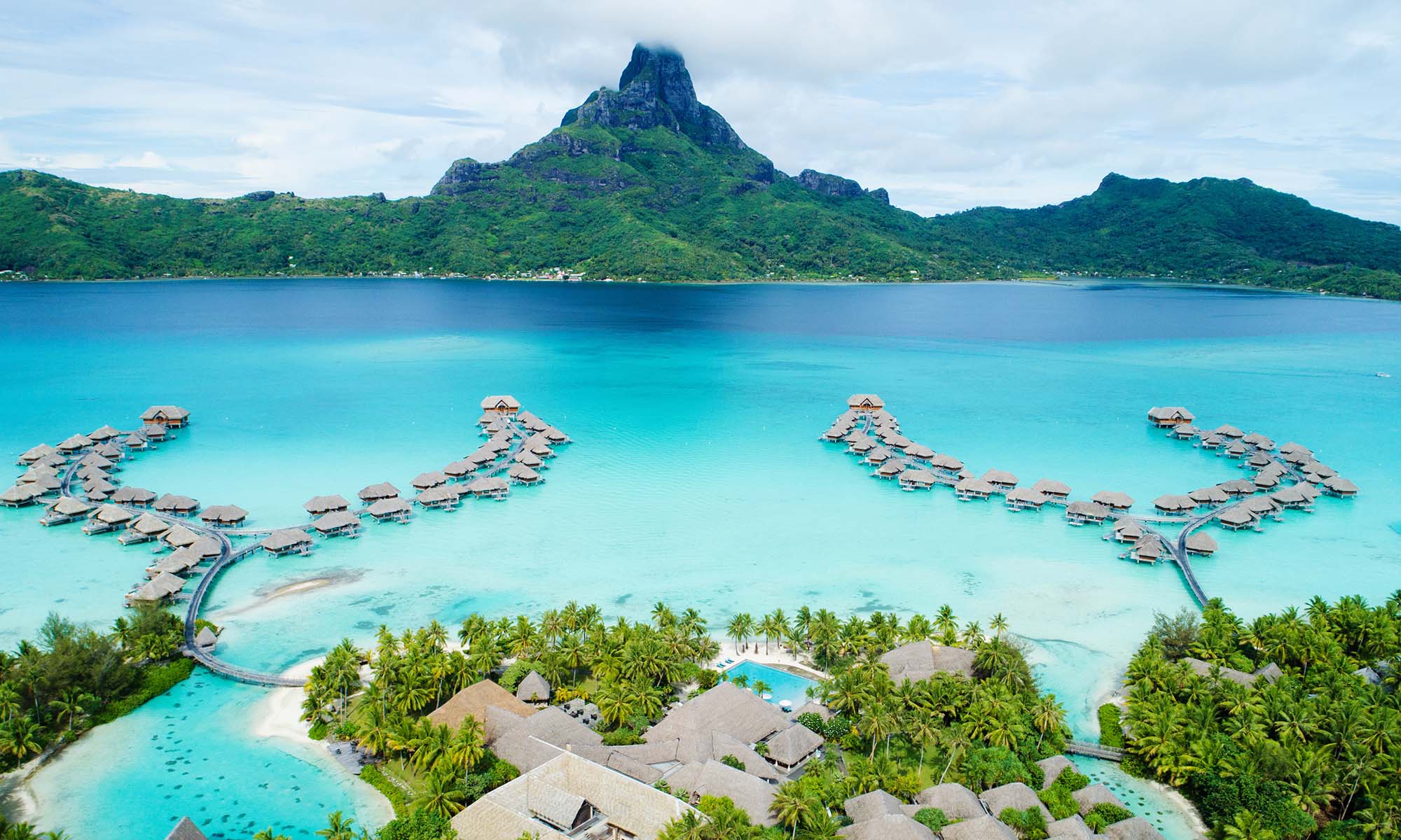 bora bora aerial