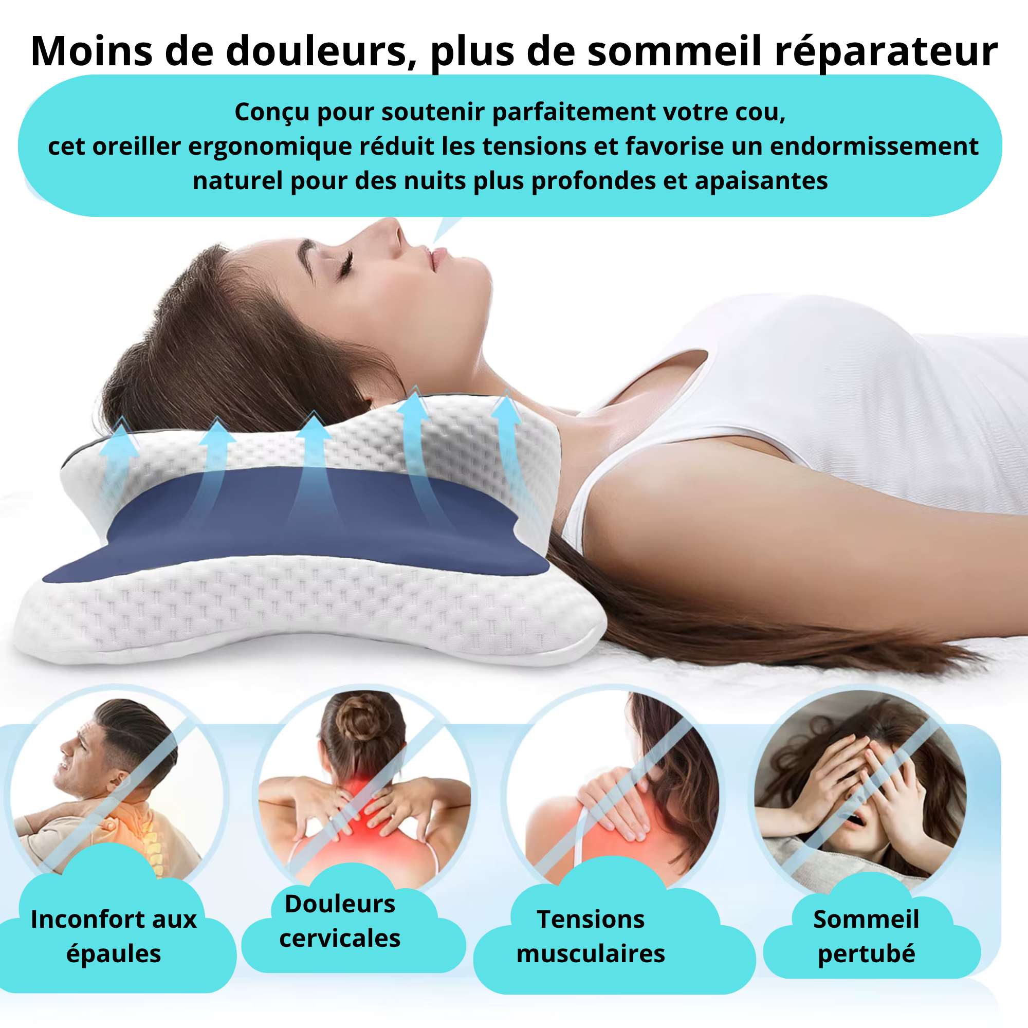 oreiller-ergonomique-soulage-douleurs-sommeil-reparateur