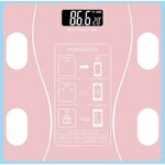 balance-rose-douceur-connectee-poids