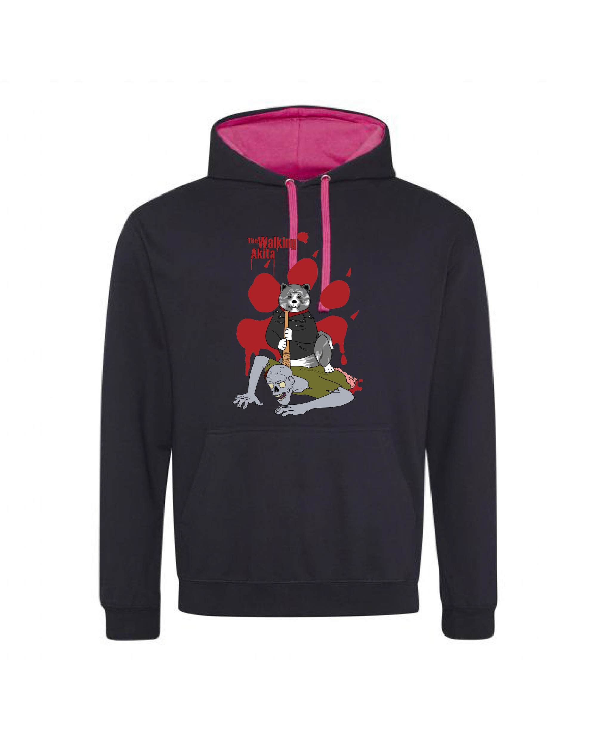 Hoodie THE WALKING AKITA