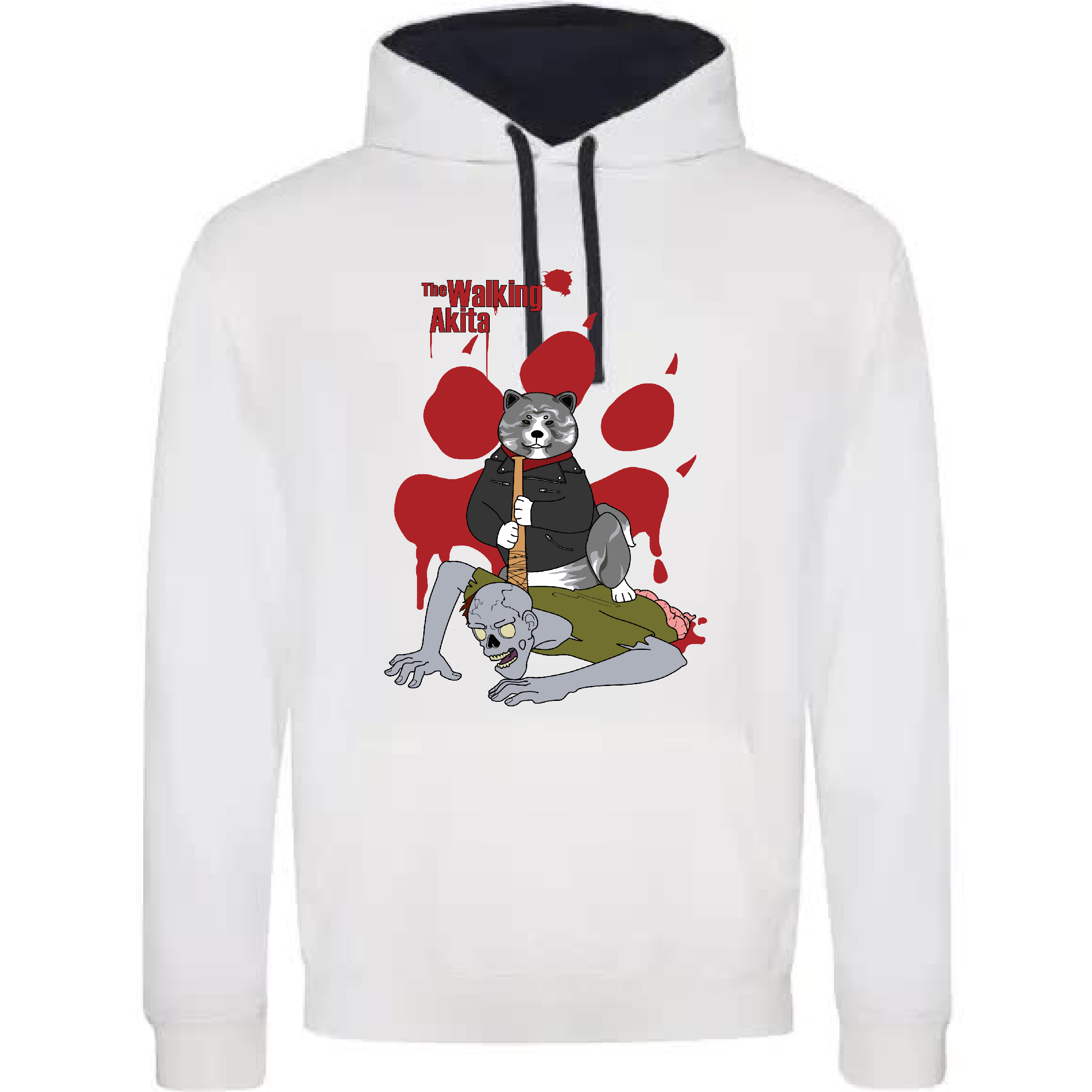 Hoodie THE WALKING AKITA