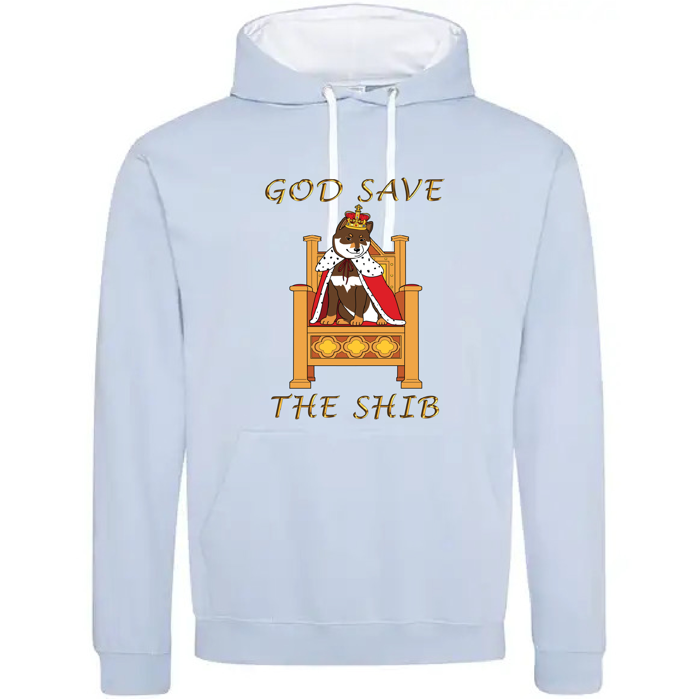 GOD SAVE THE SHIB Bleu ciel