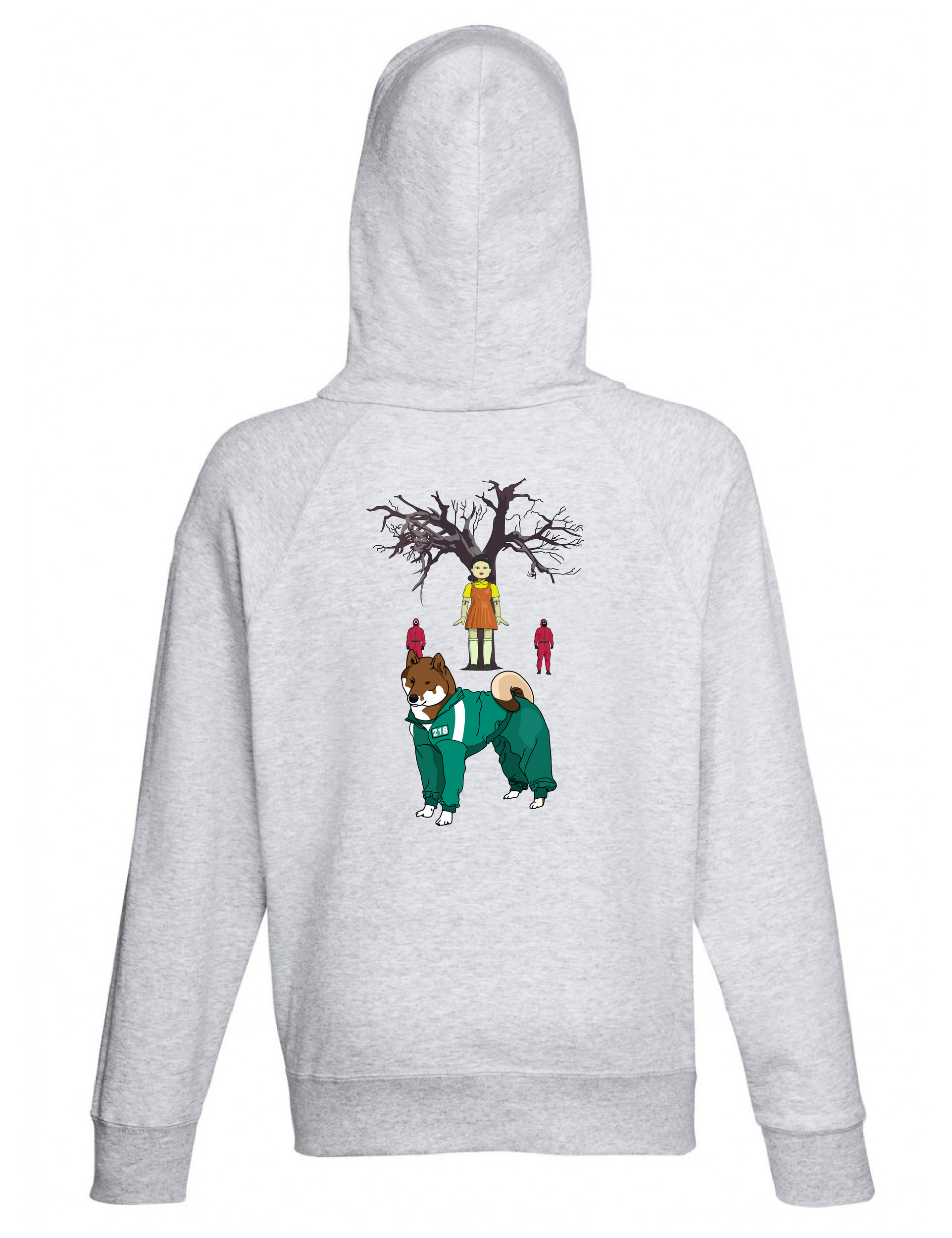 fruit-of-the-loom-sc362-sweat-avec-capuche-homme hoodi gris