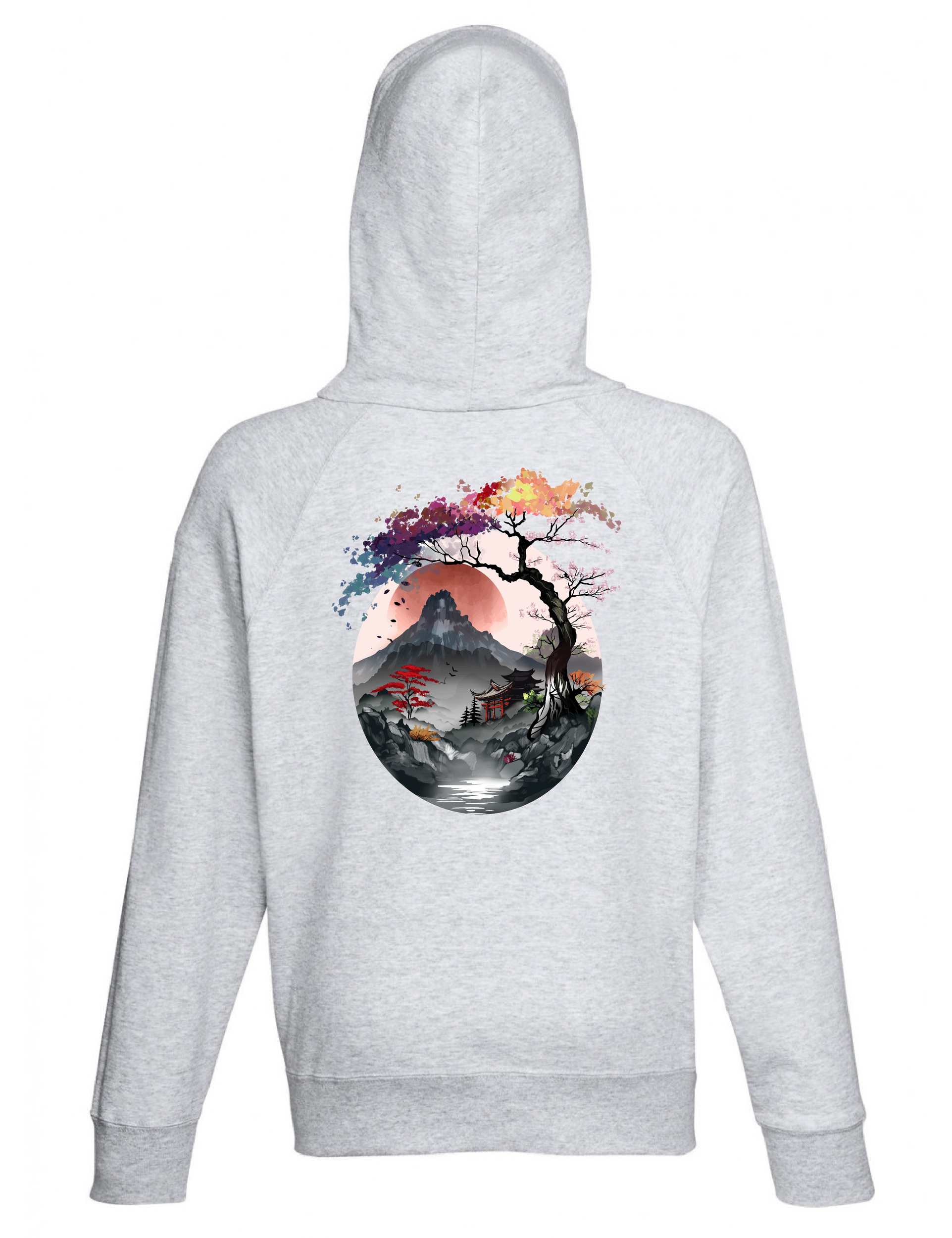 fruit-of-the-loom-sc362-sweat-avec-capuche-homme gris
