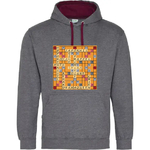hoodies gris scrabble