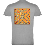 t shirt gris dos
