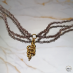 Collier serpent marbre