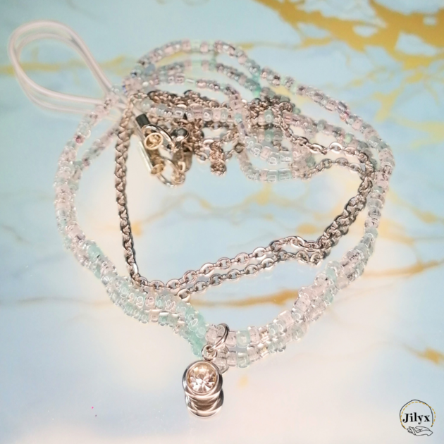 Lostars Dragonne Pour Téléphone Portable En Perles De Marbre, Bracelet Amovible Pour Téléphone Portable Avec Languette D'attache Pour Garder Les Mains Libres, Court