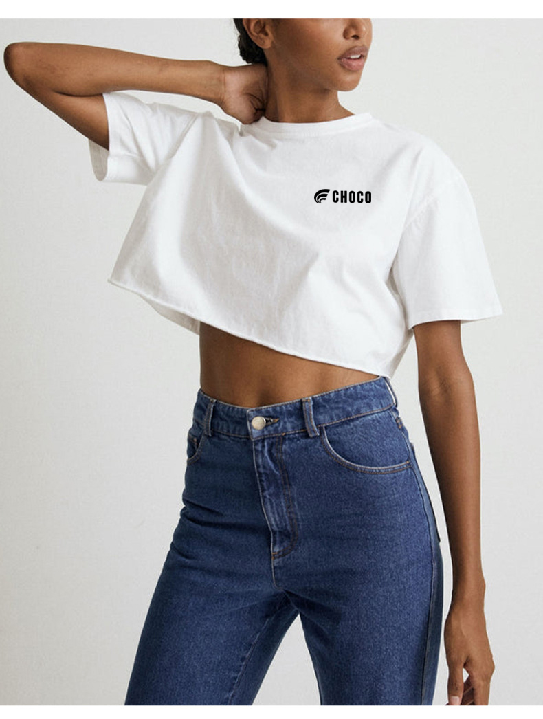 ROUND NECK T-SHIRT - WHITE