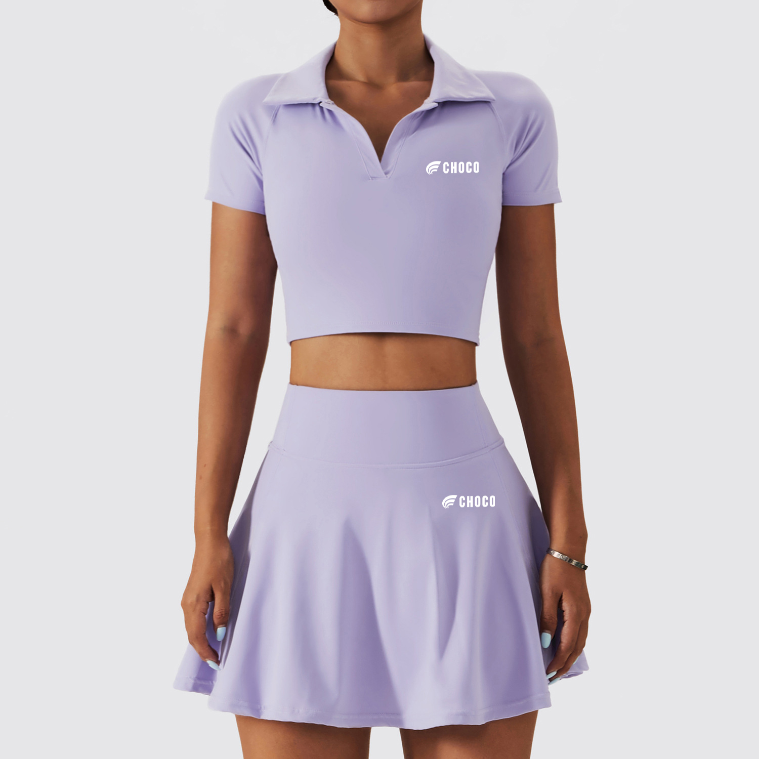 TOP and SKIRT - PURPLE
