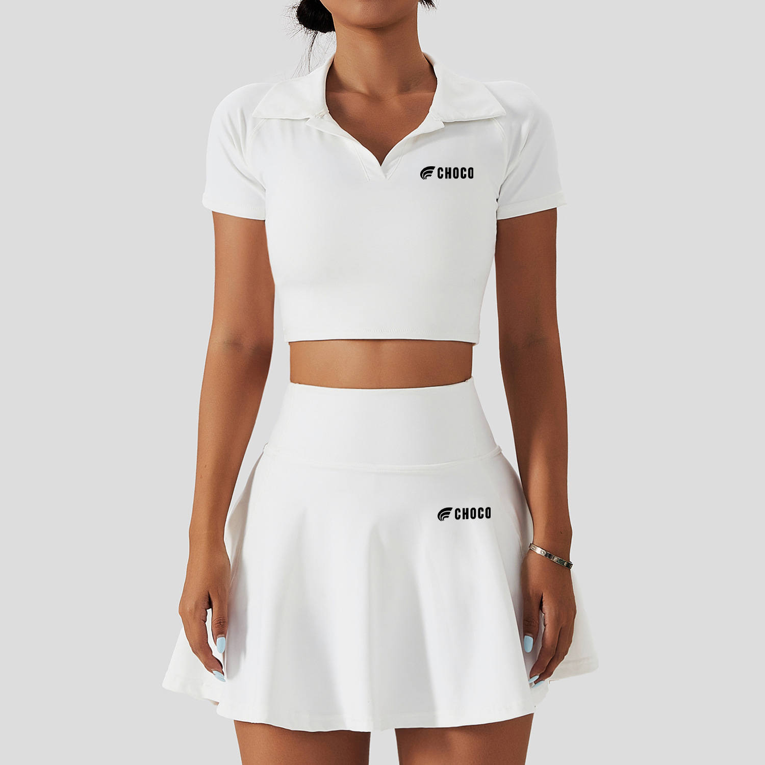TOP and SKIRT - WHITE
