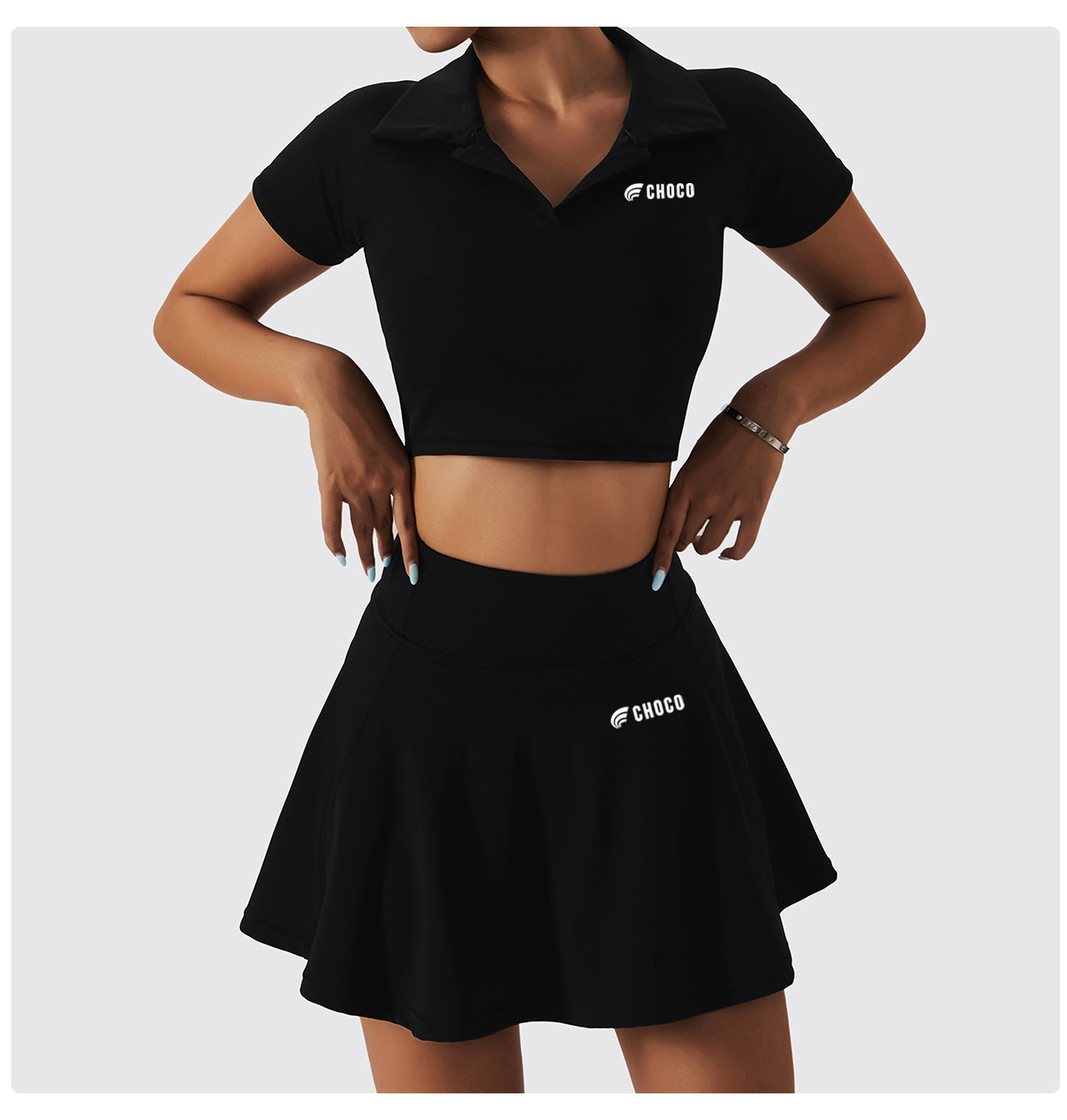 TOP and SKIRT - BLACK