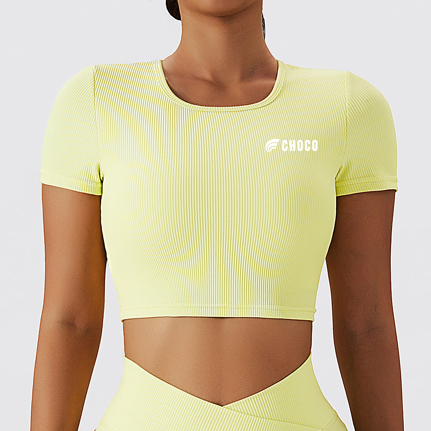 SHORT SLEEVE TOP - LEMON YELLOW