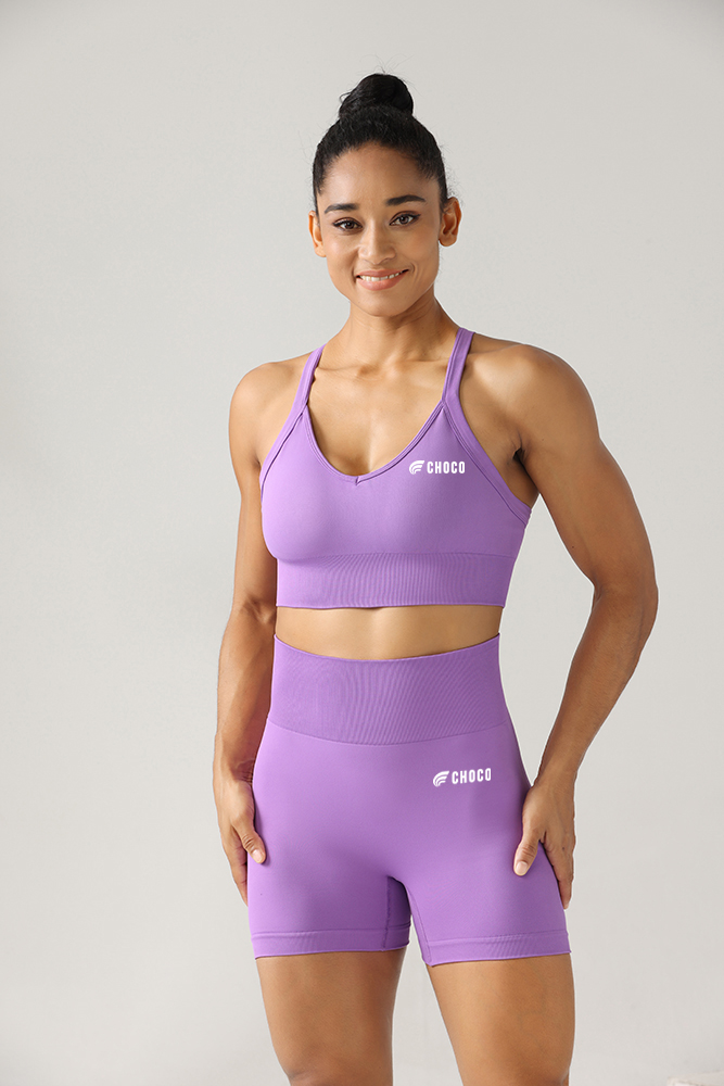 TOP and SHORTS SET - VIOLET