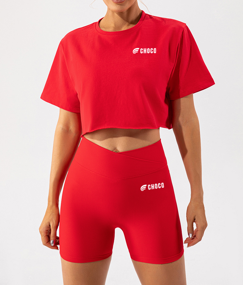 T-Shirt & Shorts Set - RED