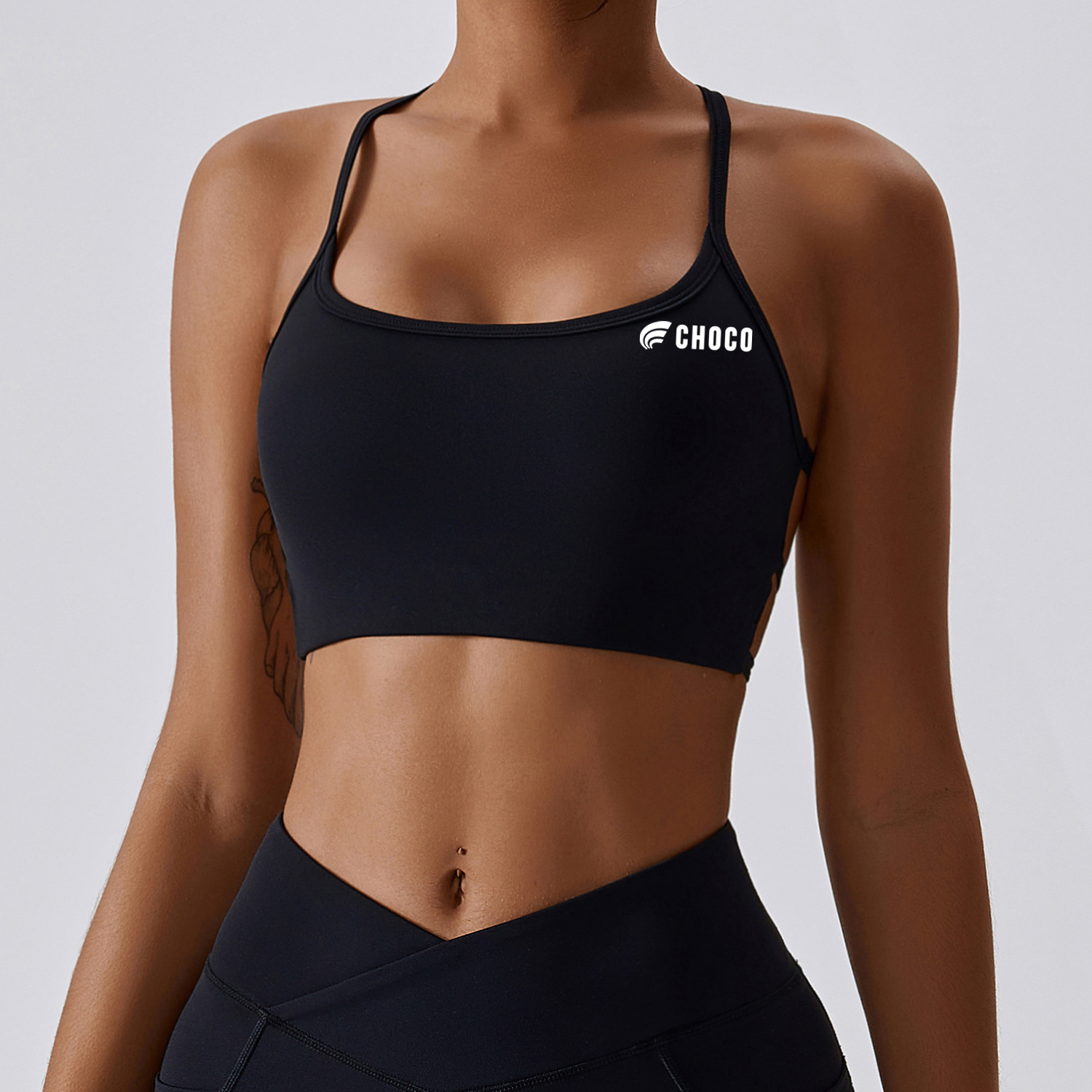 SPORT SLEEVELESS TOP - BLACK