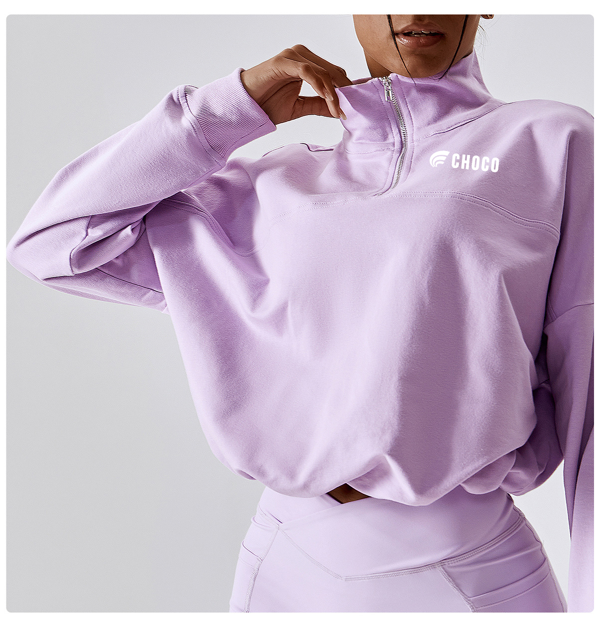 BCX8001 1-4 womens Sweatshirt violet avant4