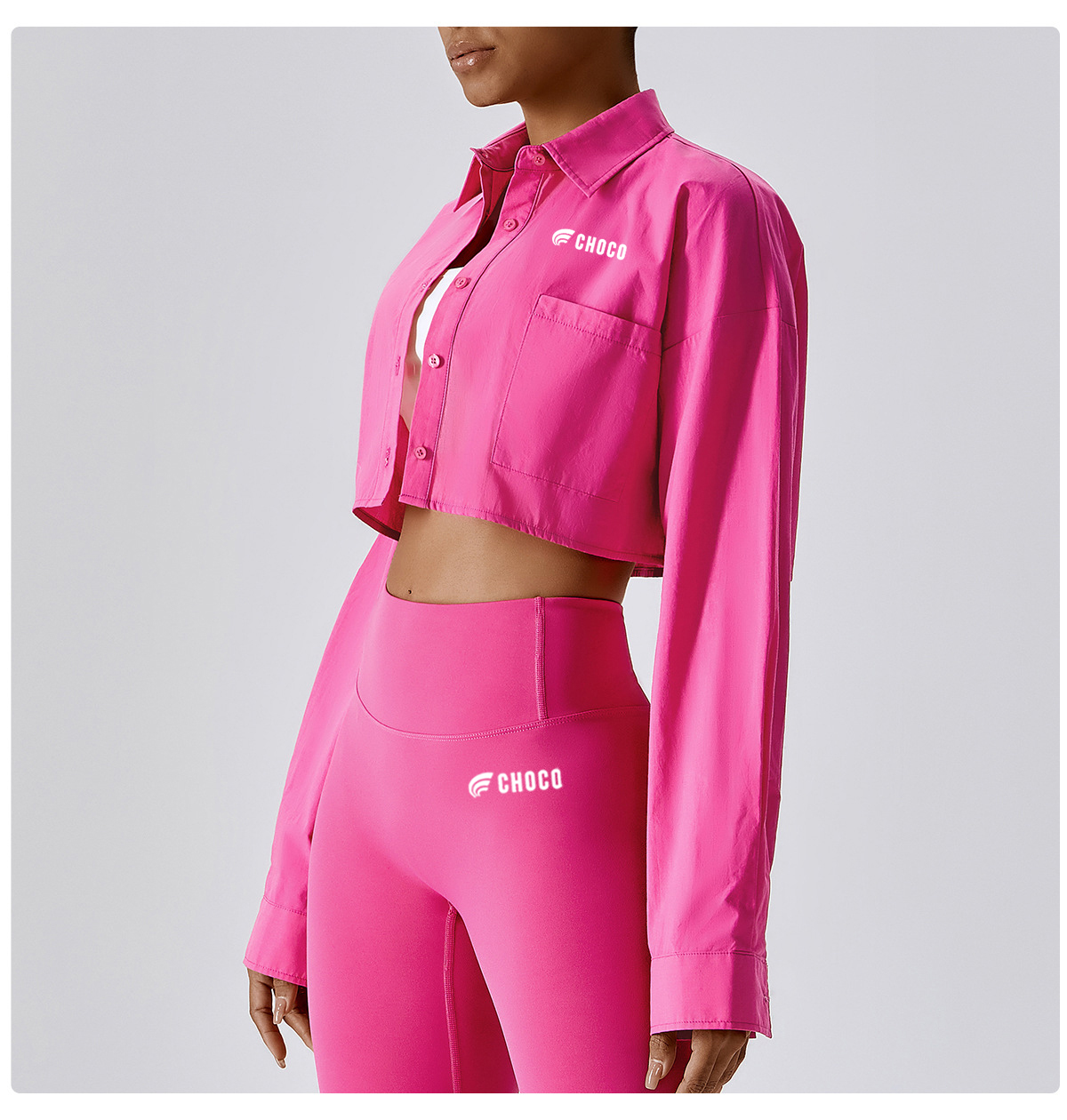BCX8016 womens shirt rose pink avant2