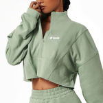 BCX6462 3-4 women's Sweatshirt green avant2