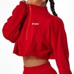 BCX6462 3-4 women's Sweatshirt red avant1