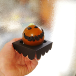 Jack o lantern en chocolat + main