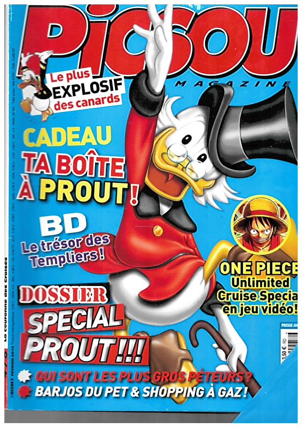 Gadget Picsou magazine TA BOITE A PROUT