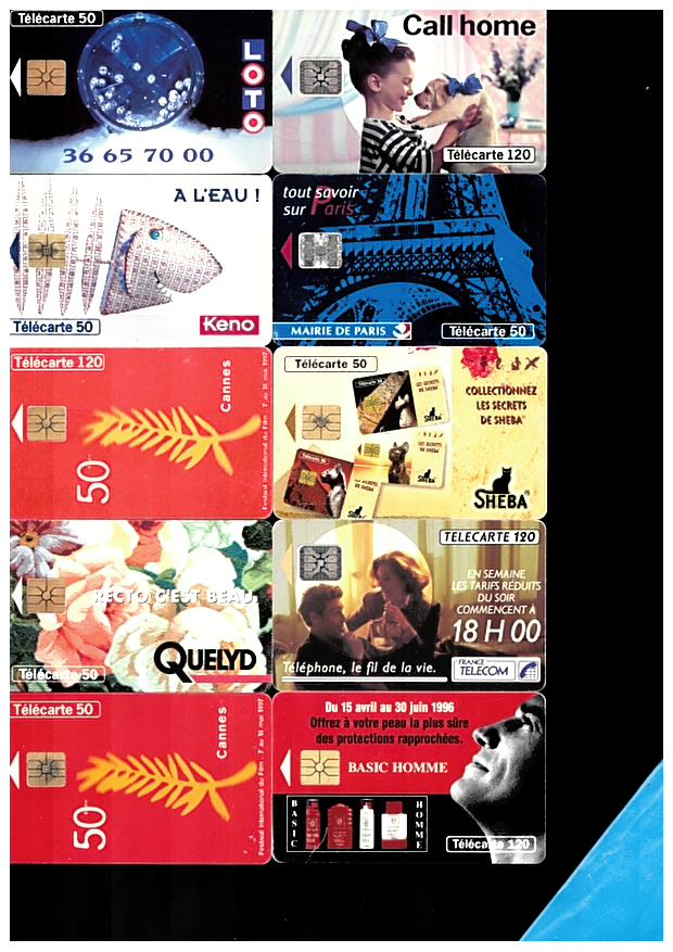 Télécartes lot de 20 divers (14) - Télécartes