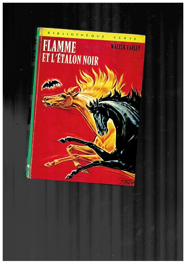 Flamme Et LÉtalon Noir 1971 Bibliothèque Verte Walter Farley Bibliothèque Vertelétalon 