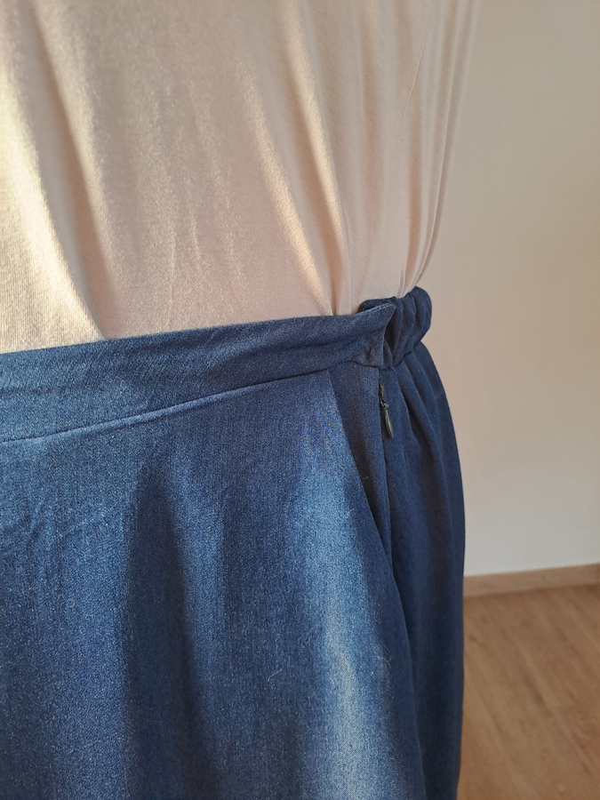 couds tes reves jupe illusion poche italienne zip invisible