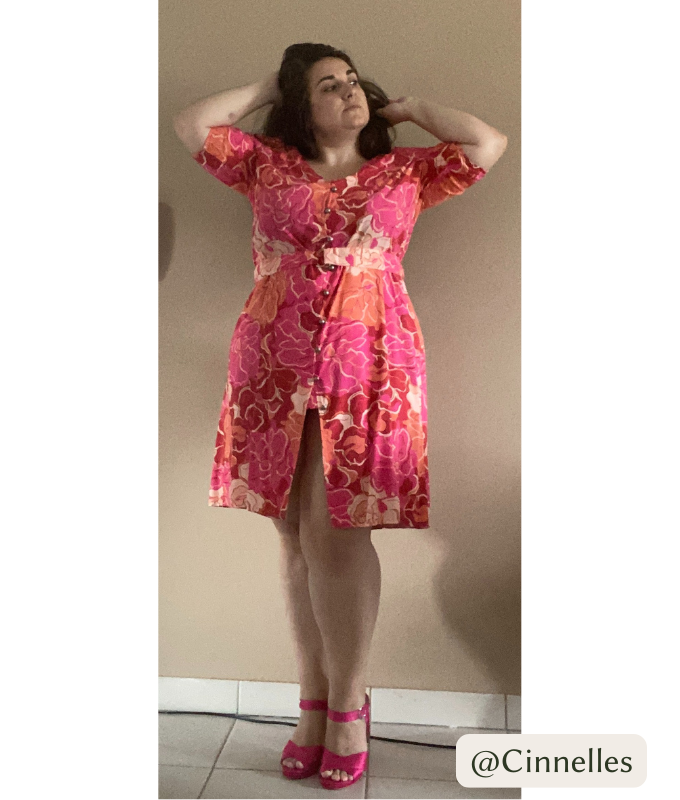 robe aurore courte face couds tes reves cinnelles