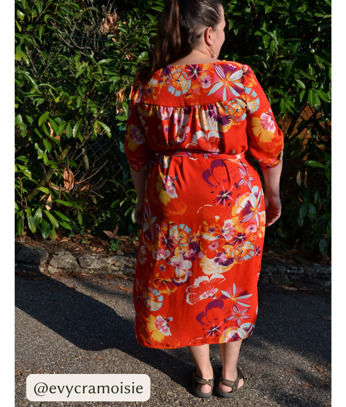 robe aurore dos couds tes reves eviecramoisie