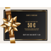 carte cadeau 50 noire