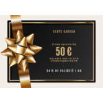 carte cadeau 50 noire