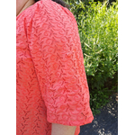 zoom manche 3-4  chemisier Aurore broderie couds tes reves