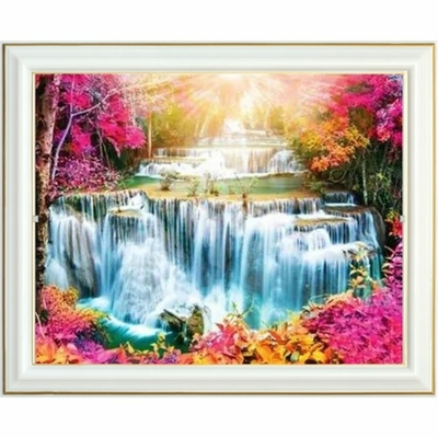 Majestic Waterfall Diamond retailer Painting