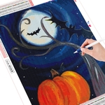 HUACAN-peinture-diamant-th-me-Halloween-broderie-compl-te-5D-mosa-que-de-dessins-anim-s