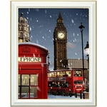 diamond-painting-londres-hiver-neige-big-ben-cabine-téléphone