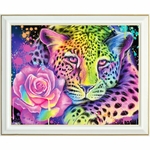 diamond-painting-léopard-multicolore-rose