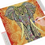 toile-éléphant-style-indien