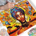 HUACAN-peinture-diamant-th-me-femme-africaine-Portrait-carr-complet-5D-broderie-de-papillon-mosa-que