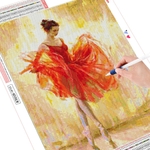 HUACAN-Kit-de-peinture-de-diamant-5D-de-Ballet-de-femmes-image-en-strass-broderie-de