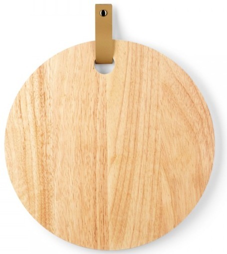 Planche apéritive ronde en bois 25 cm