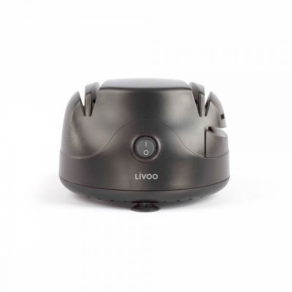 Aiguiseur à couteaux électrique compact et multifonction, 4 fentes, 4 pieds ventouse, 60 W - LIVOO
