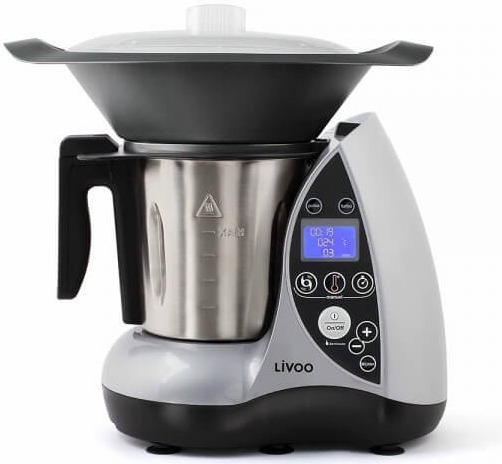 robot culinaire chauffant 3 litres 12 fonctions 12 vitesses livoo dop142 appetence marques francaises